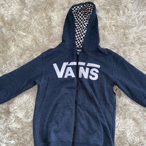 Vans zip up hoodie
